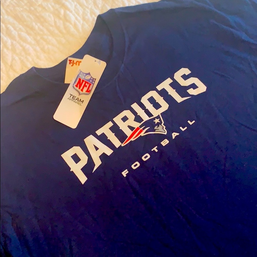 NWT Men’s NFL New England Patriots Tee Sz L